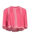 Isabel Marant Étoile Marant Étoile Woman Shirt Magenta Size 10 Cotton, Viscose