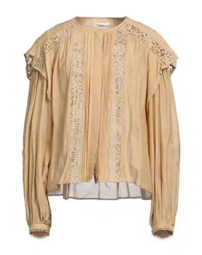 Isabel Marant Étoile Marant Étoile Woman Shirt Marigold Size 8 Cotton, Viscose In Yellow