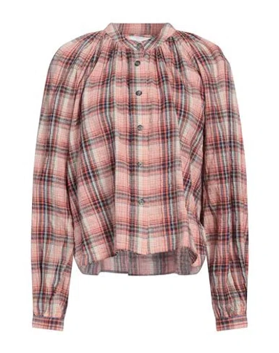Isabel Marant Étoile Marant Étoile Woman Shirt Orange Size 10 Cotton, Linen
