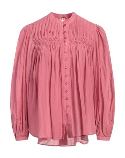 Isabel Marant Étoile Marant Étoile Woman Shirt Pink Size 4 Cotton, Viscose