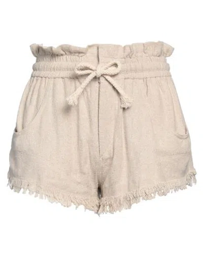 Isabel Marant Étoile Marant Étoile Woman Shorts & Bermuda Shorts Beige Size 2 Silk, Polyester In Neutral