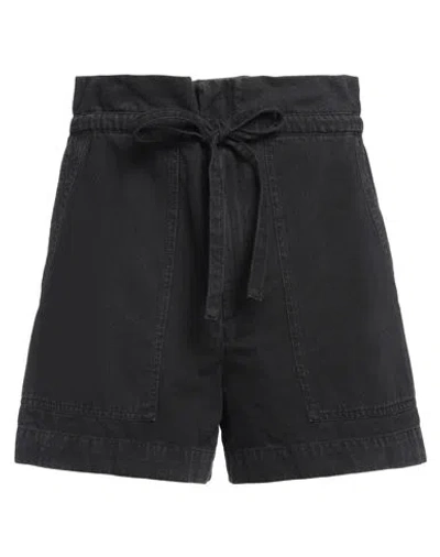 Isabel Marant Étoile Marant Étoile Woman Shorts & Bermuda Shorts Black Size 6 Cotton