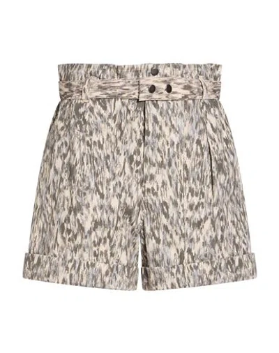 ISABEL MARANT ÉTOILE MARANT ÉTOILE WOMAN SHORTS & BERMUDA SHORTS GREY SIZE 8 COTTON