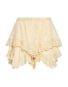Isabel Marant Étoile Solid Shorts In Yellow