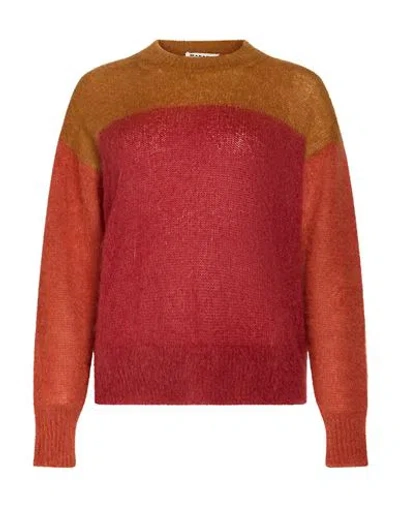 Isabel Marant Étoile Marant Étoile Woman Sweater Brick Size 4 Mohair Wool, Polyamide, Wool In Red
