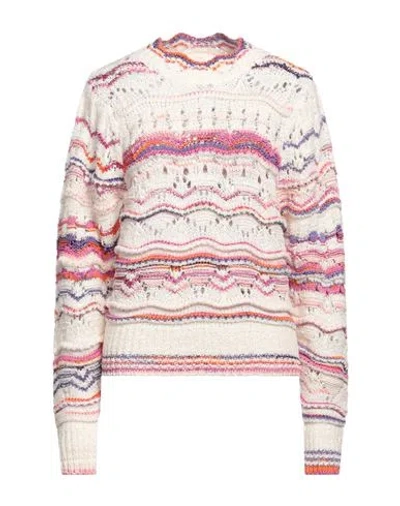 Isabel Marant Étoile Marant Étoile Woman Sweater Cream Size 8 Cotton, Viscose, Polyamide In White