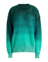 Isabel Marant Étoile Marant Étoile Woman Sweater Green Size 8 Mohair Wool, Polyamide, Wool In Green