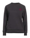 Isabel Marant Étoile Marant Étoile Woman Sweatshirt Charcoal Size 6 Cotton, Polyester, Polyamide In Grey