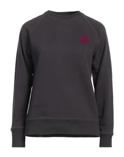 Isabel Marant Étoile Marant Étoile Woman Sweatshirt Charcoal Size 6 Cotton, Polyester, Polyamide In Grey