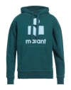 Isabel Marant Étoile Marant Étoile Woman Sweatshirt Deep Teal Size 2 Cotton, Polyester In Green