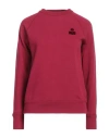 Isabel Marant Étoile Marant Étoile Woman Sweatshirt Garnet Size 2 Cotton, Polyester, Polyamide In Red