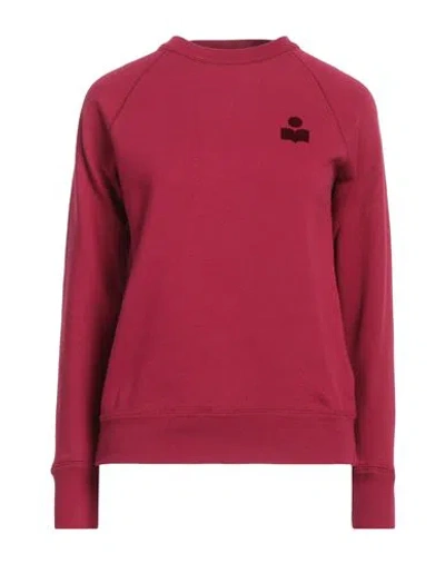 Isabel Marant Étoile Marant Étoile Woman Sweatshirt Garnet Size 2 Cotton, Polyester, Polyamide In Red