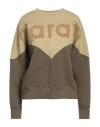 Isabel Marant Étoile Marant Étoile Woman Sweatshirt Khaki Size 6 Cotton, Polyester, Polyamide In Beige
