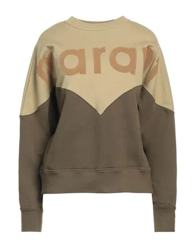 Isabel Marant Étoile Marant Étoile Woman Sweatshirt Khaki Size 6 Cotton, Polyester, Polyamide In Beige