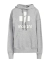 Isabel Marant Étoile Hooded Sweatshirt With Drawstring And Kangaroo Pocket In Gray