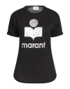 Isabel Marant Étoile Marant Étoile Woman T-shirt Black Size L Linen In Black