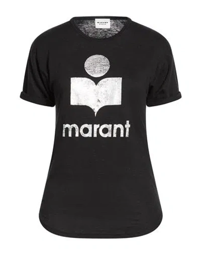 Isabel Marant Étoile Marant Étoile Woman T-shirt Black Size L Linen