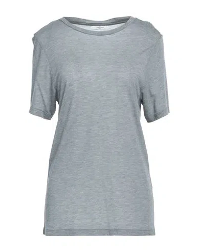 Isabel Marant Étoile Marant Étoile Woman T-shirt Grey Size S Viscose, Polyamide, Cashmere