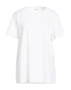 Isabel Marant Étoile Marant Étoile Woman T-shirt White Size L Organic Cotton In White