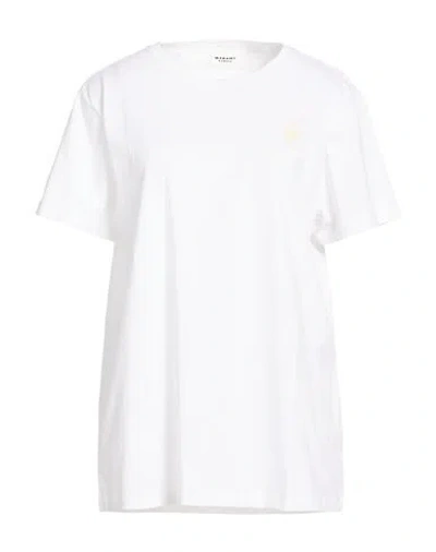Isabel Marant Étoile Marant Étoile Woman T-shirt White Size L Organic Cotton