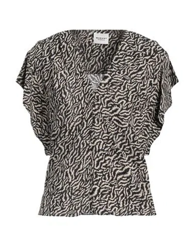 Isabel Marant Étoile Marant Étoile Woman Top Black Size 6 Viscose