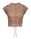 Isabel Marant Étoile Multicolor Juviana T-shirt In Brown