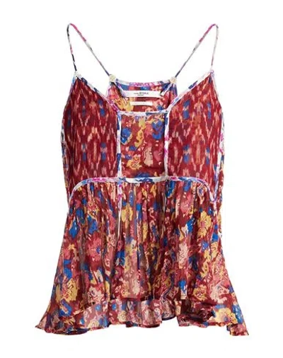 Isabel Marant Étoile Marant Étoile Woman Top Burgundy Size 6 Viscose In Red