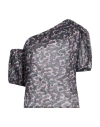 Isabel Marant Étoile Marant Étoile Woman Top Charcoal Size 8 Cotton In Grey