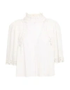 Isabel Marant Étoile Marant Étoile Woman Top Cream Size 6 Viscose In White