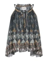 Isabel Marant Étoile Marant Étoile Woman Top Deep Teal Size 12 Cotton, Metallic Polyester In Green