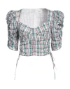 Isabel Marant Étoile Marant Étoile Woman Top Deep Teal Size 6 Cotton, Polyester In Green