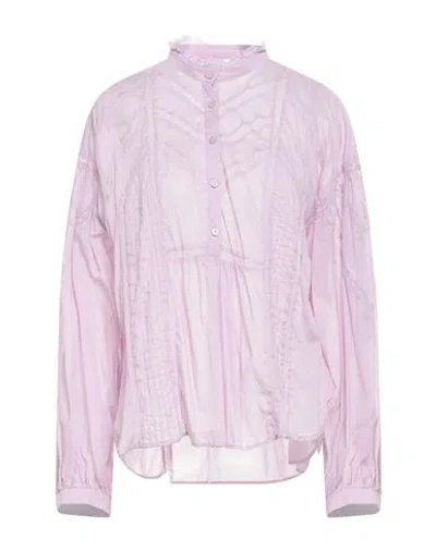 Isabel Marant Étoile Marant Étoile Woman Top Lilac Size 6 Organic Cotton In Purple