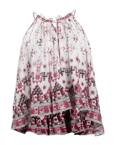 Isabel Marant Étoile Marant Étoile Woman Top Mauve Size 6 Cotton, Metallic Polyester In Purple