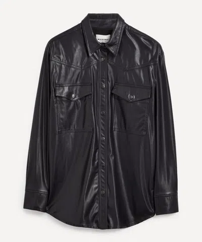 Isabel Marant Étoile Marant Etoile Women's Berny Faux-leather Shirt
