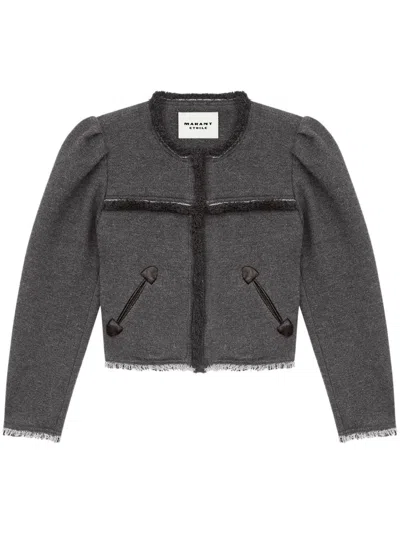ISABEL MARANT ÉTOILE MARANT ETOILE WOMEN DELPHINA WOOL JACKET