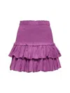 Isabel Marant Étoile Marant Etoile Women Fuchsia Voile Naomi Miniskirt In Purple