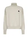 Isabel Marant Étoile Marant Etoile Women Grey Cotton And Wool Nasha Sweater In Gray