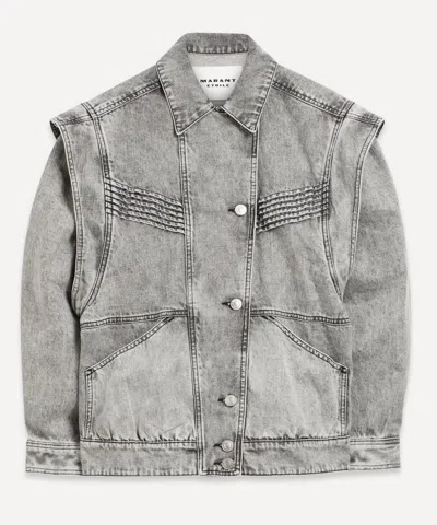 Isabel Marant Étoile Marant Etoile Women's Harmon Bleached Denim Jacket