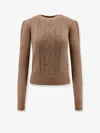 Isabel Marant Étoile Marant Etoile Women Kelia Cotton And Wool Sweater In Brown