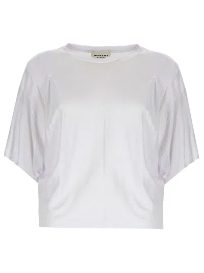 Isabel Marant Étoile Marant Étoile Women's Linen Boxy T-shirt In White