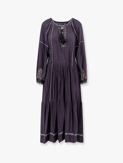 Isabel Marant Étoile Marant Etoile Women Marant Etoile Black Long Dresses In Blue