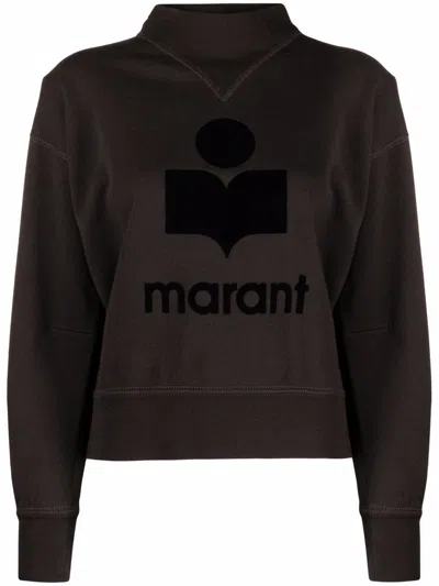 ISABEL MARANT ÉTOILE MARANT ETOILE WOMEN MOBY LOGO COTTON SWEATSHIRT
