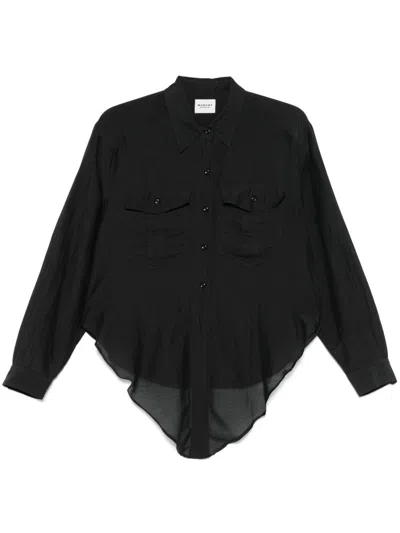 Isabel Marant Étoile Marant Etoile Women Nath Cotton Shirt In Black