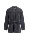 Isabel Marant Étoile Marant Etoile Women Nossia Denim Jacket In Blue