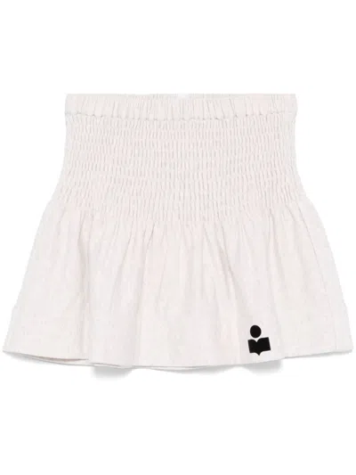 Isabel Marant Étoile Marant Etoile Women Pacifica Mini Skirt In Beige