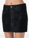 Isabel Marant Étoile Isabel Marant Etoile Black Synthetic Leather Kimmy Mini Skirt In Black