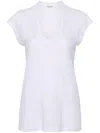 Isabel Marant Étoile Zankou Linen T-shirt In Multicolor