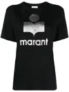 Isabel Marant Étoile Marant Étoile Zewel T Shirt With Print In Black