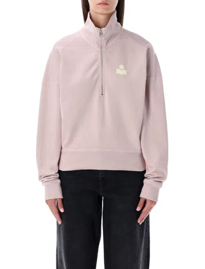Isabel Marant Etoile Marant Étoile Zip Sweatshirt In Pink