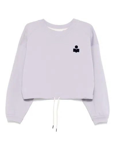 Isabel Marant Étoile Margo Cotton Sweatshirt In Violet